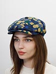 Кепка STETSON арт. 6870809 HATTERAS JACQUARD STETSON X THE FEEBLES (синий / желтый)